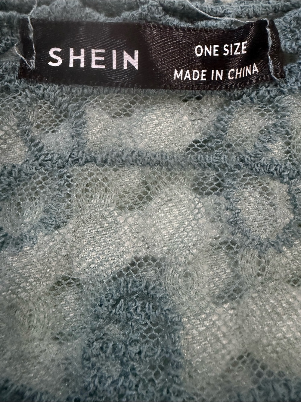 Green lace swim cover - Picture 4 of 5